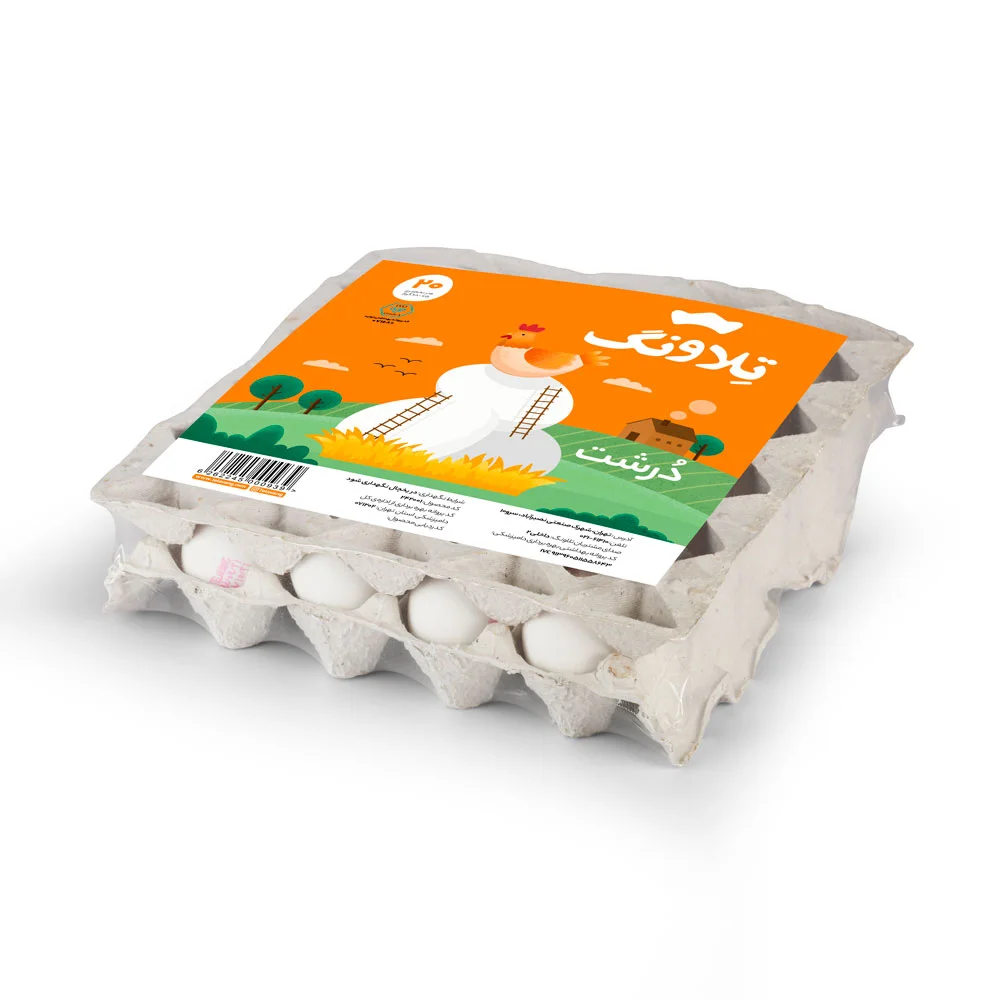 تخم مرغ بسته بندی 20عددی تلاونگ