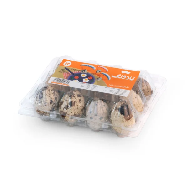 تخم بلدرچین 12عددی تلاونگ