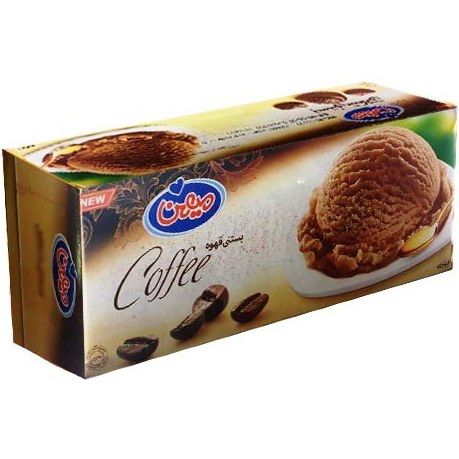 بستنی 1لیتری قهوه میهن