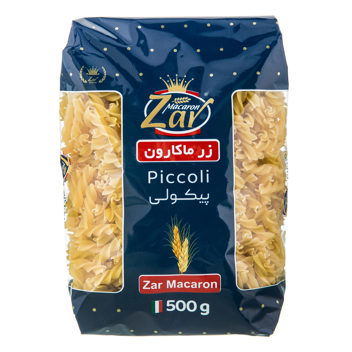 ماکارونی فرمی پیکولی 500گرمی زرماکارون