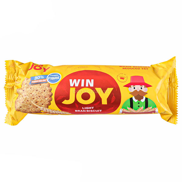 بیسکوییت سبوسدار با چربی کاهش یافته 150گرمی وین جوی