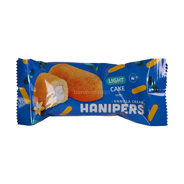 کیک مغزی کرم وانیل 36گرمی هانیپرز