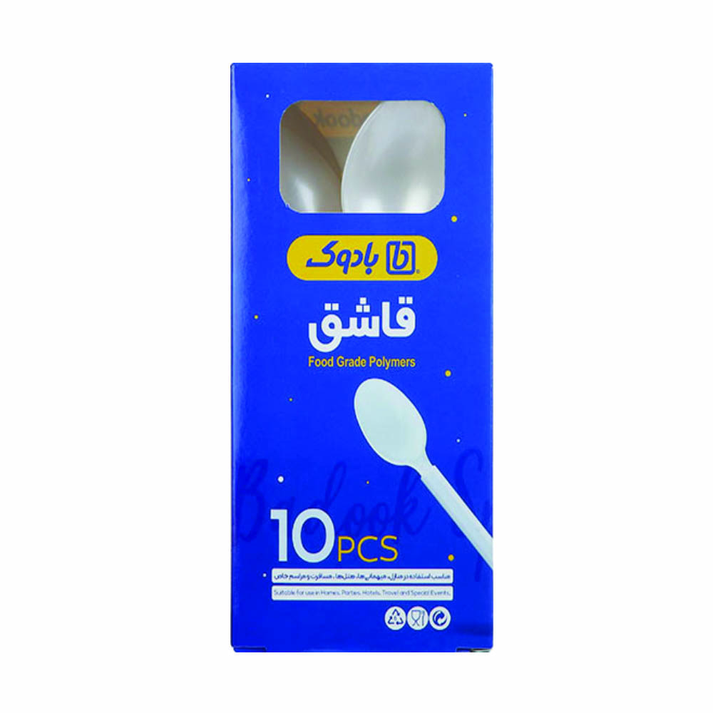 قاشق یکبار مصرف شفاف پاکسیس بادوک
