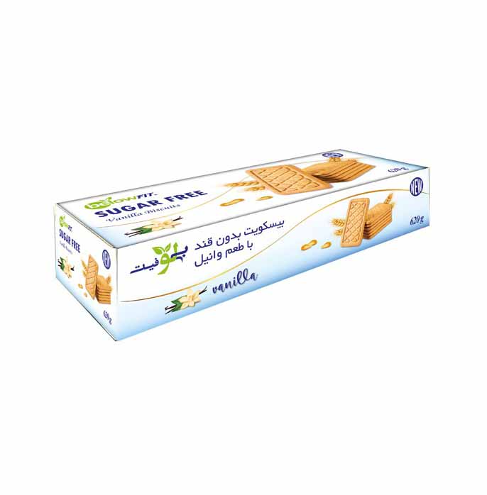 بیسکوییت بدون قند وانیلی 480گرمی بیلوفیت