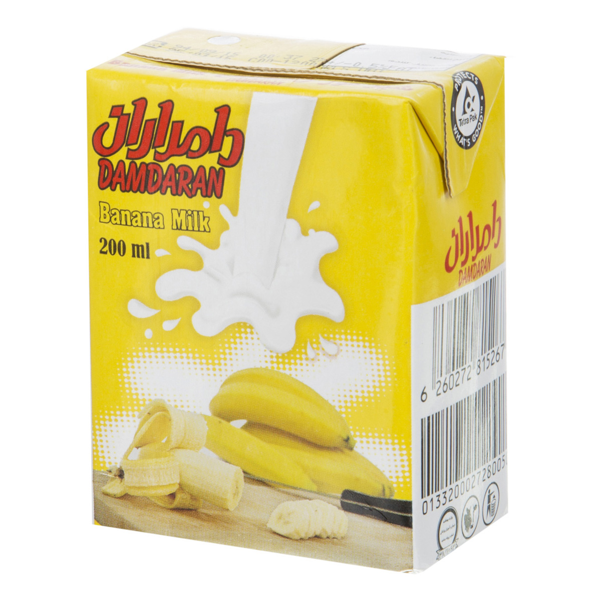 شیر موز کم چرب فرادما 200 میلی لیتری دامداران