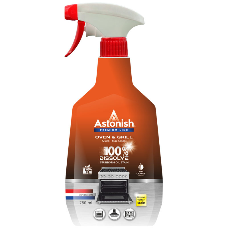 اسپری پاک کننده فر و اجاق گاز 750 میلی لیتر آستونیش