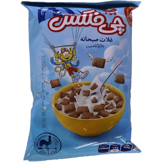 غلات صبحانه بالشتی کاکائویی 90 گرمی چی فلکس