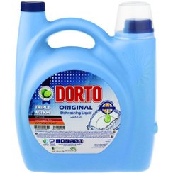 مایع ظرفشویی 3گانه رایحه لیمو 4لیتری دورتو