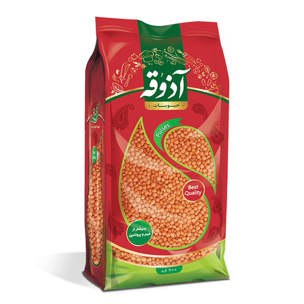 دال عدس 900گرمی آذوقه