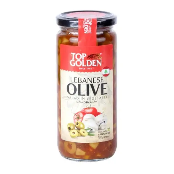 زیتون لبنانی 500گرمی تاپ گلدن