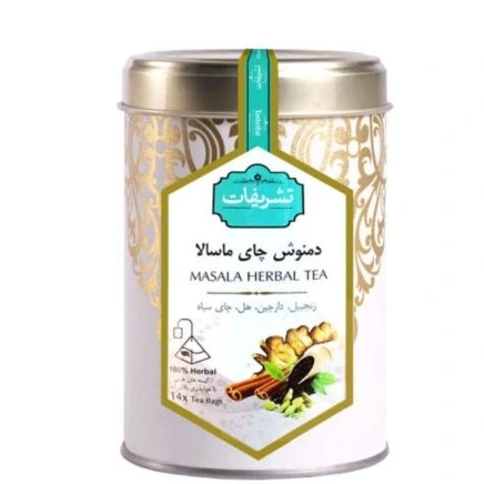 دمنوش ماسالا قوطی فلزی 28گرمی مانی تشریفات