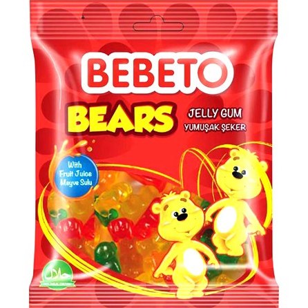 پاستیل میکس نوشابه خرس 80گرمی ببتو