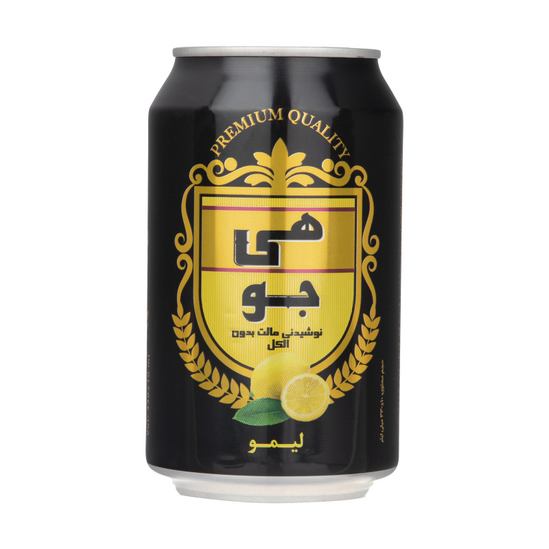 نوشیدنی مالت با طعم لیمو قوطی 330 سی سی هی جو