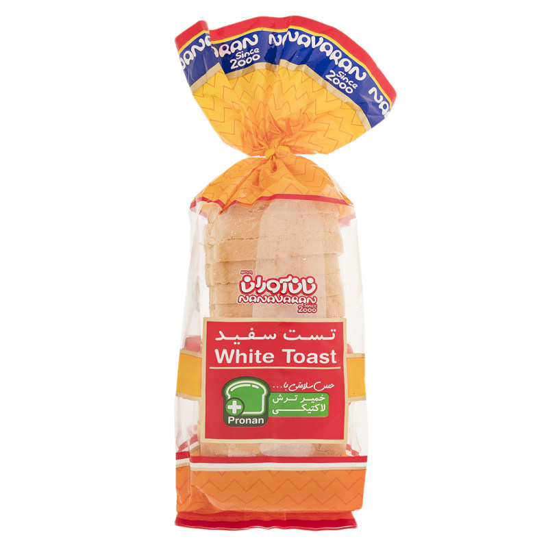 نان تست سفید نان آوران
