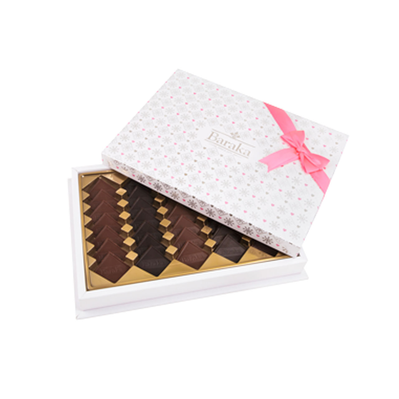 شکلات کادویی طرح لاو 180 گرمی باراکا