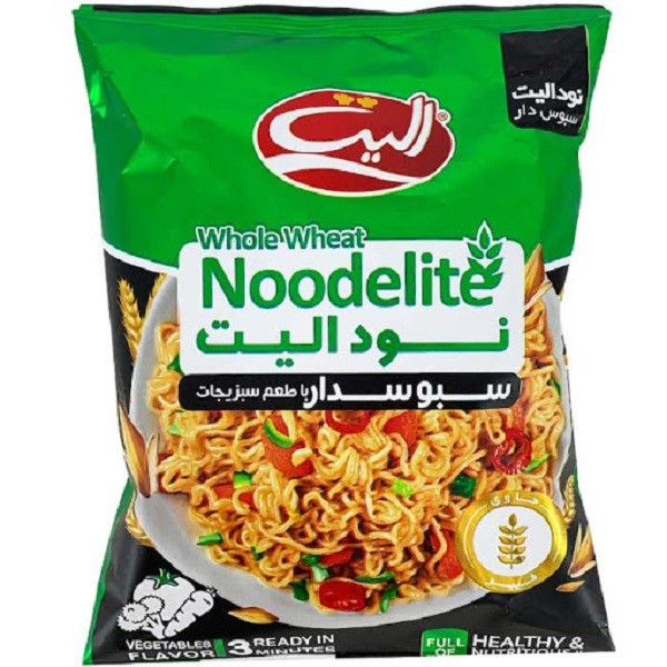 نودل سبوسدار با طعم سبزیجات الیت 75 گرمی