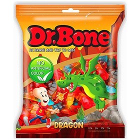 پاستیل با طعم میوه ای طرح اژدها 85 گرمی دکتر بن
