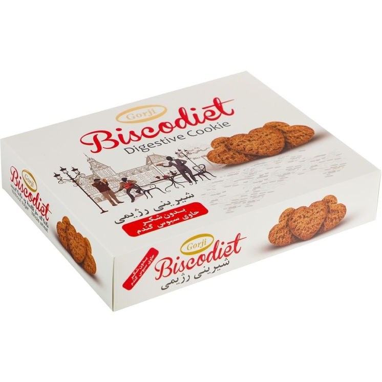 شیرینی رژیمی بدون شکر 380 گرمی گرجی