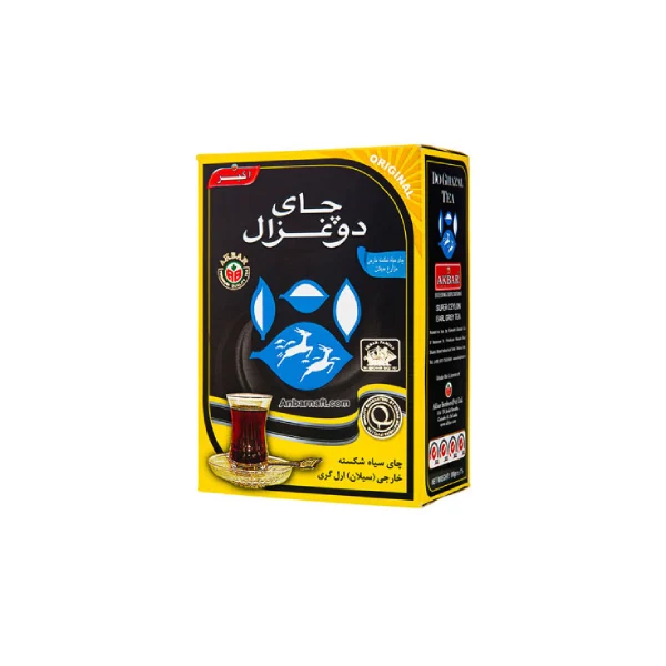 چای سیاه شکسته عطری100 گرمی دوغزال