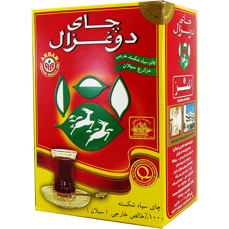 چای سیاه شکسته ساده دوغزال 500 گرمی