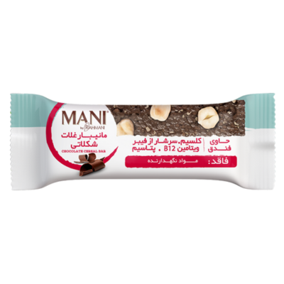 مانی بار غلات 25 گرمی شکلانی