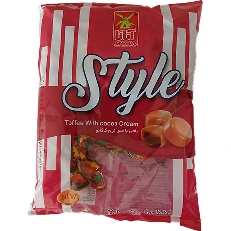 تافی با مغزی کرم کاکائو استایل بسته 200 گرمی آناتا