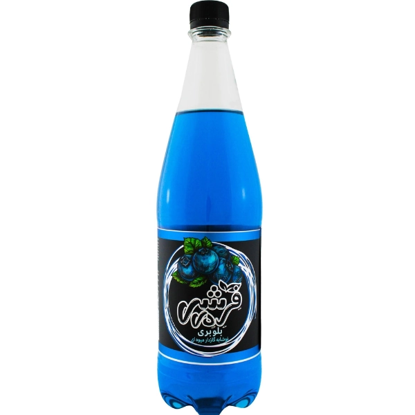 نوشابه گازدار بلوبری 1لیتری فرشی دی خوشگوار