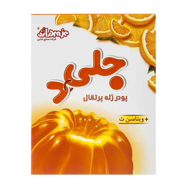 پودر ژله بدون شکر با طعم پرتقال 25 گرمی جلی دی