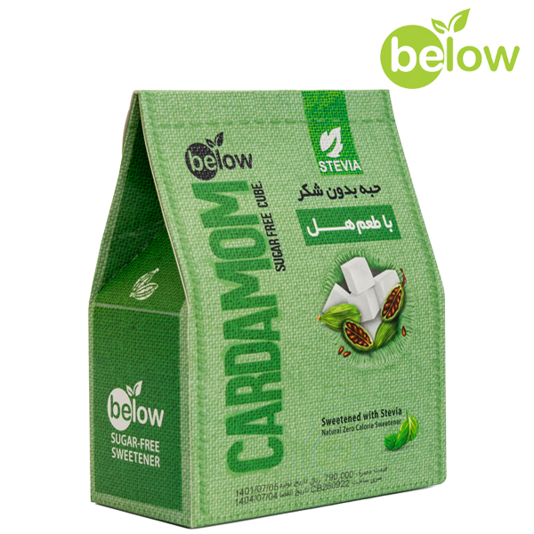 حبه حاوی استویا با طعم هل 300گرمی بیلوفیت