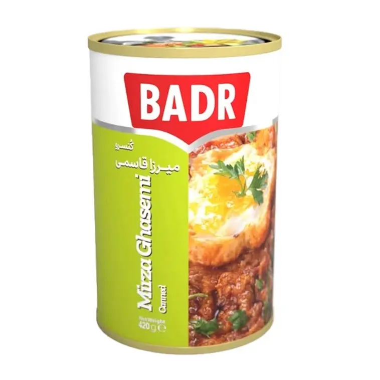 کنسرو میرزا قاسمی 410 گرمی بدر