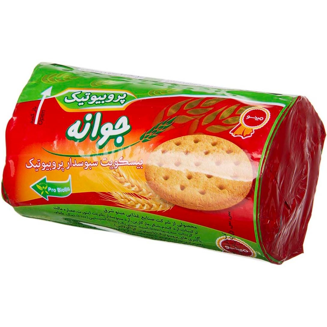 بیسکویت پروبیوتیک جوانه 200 گرمی مینو