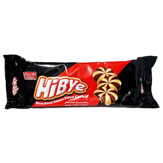 بیسکویت با مغزی فندقی 145 گرمی های بای