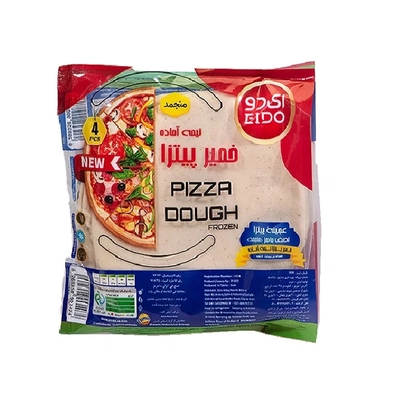 خمیر پیتزا نیمه آماده 460 گرمی 4 عددی ای دو