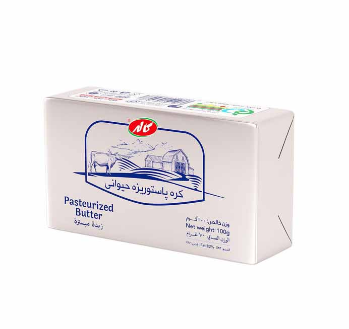 کره پاستوریزه حیوانی 100 گرمی کاله