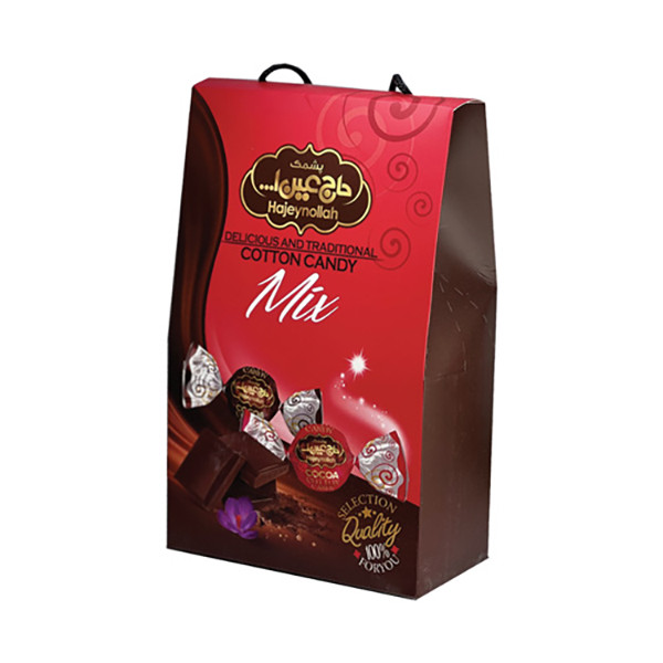 پشمک لقمه ای دوسر پیچ مخلوط 500 گرمی حاج عین ا...