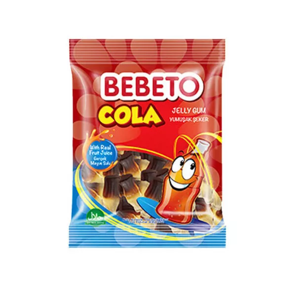 پاستیل نوشابه ای 80 گرمی ببتو