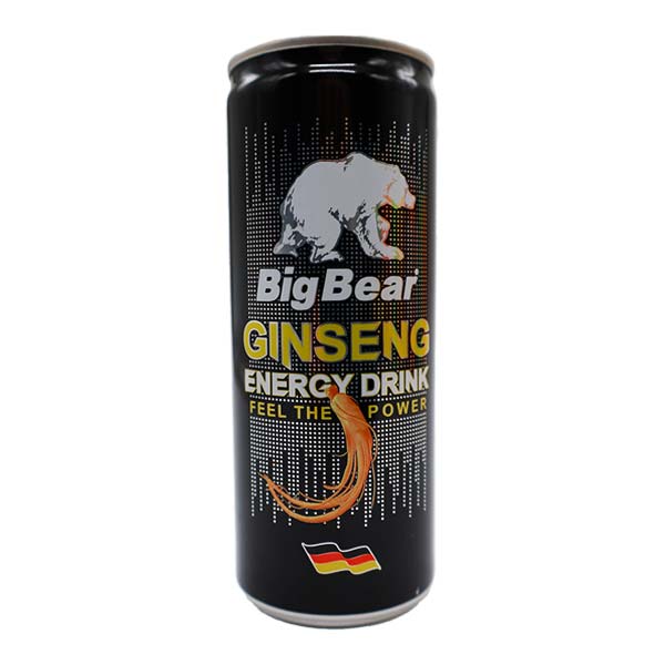 نوشابه انرژی زا جینسینگ بیگ بیر250 میلی