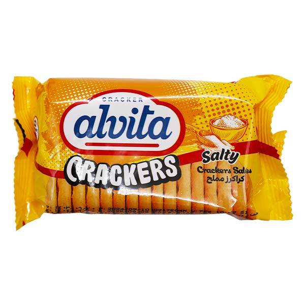 کراکر نمکی 75 گرمی آلویتا