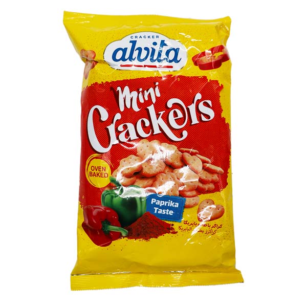 مینی کراکر با طعم پاپریکا 240 گ آلویتا