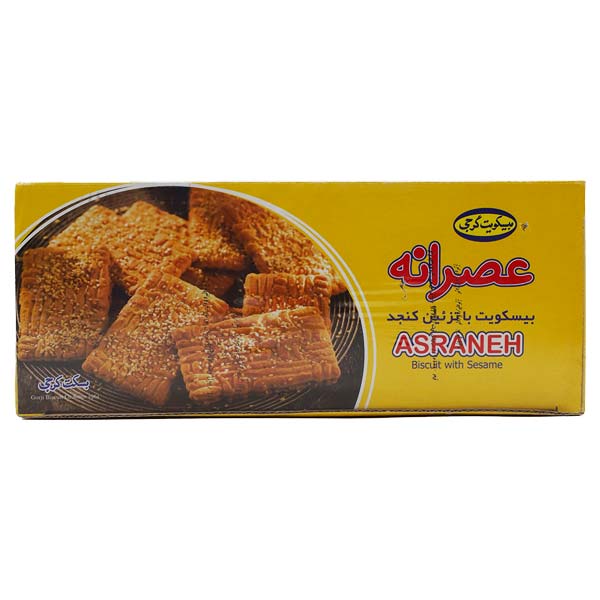 گرجی بیسکویت عصرانه کنجدی