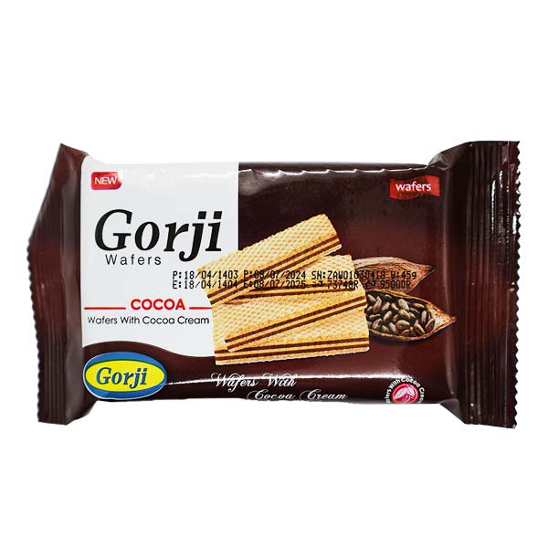 گرجی ویفر پذیرایی کاکائویی 45 گرم