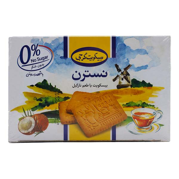 گرجی بیسکویت نسترن بدون شکر