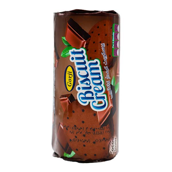 گرجی بیسکویت کرم دار کاکائویی لیوانی