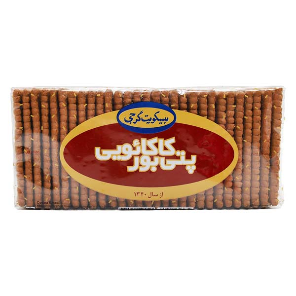 گرجی بیسکویت پتی بور نیم روز کاکائویی