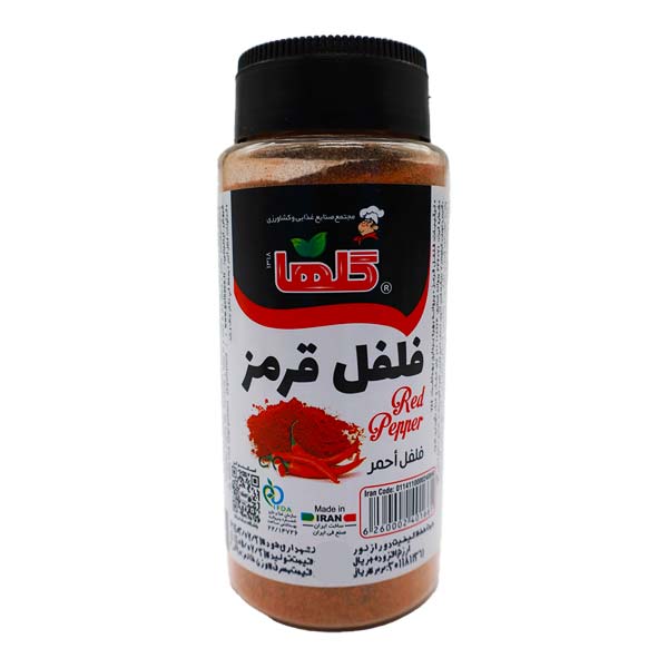 پودر فلفل قرمز قوطی 90 گرمی گلها