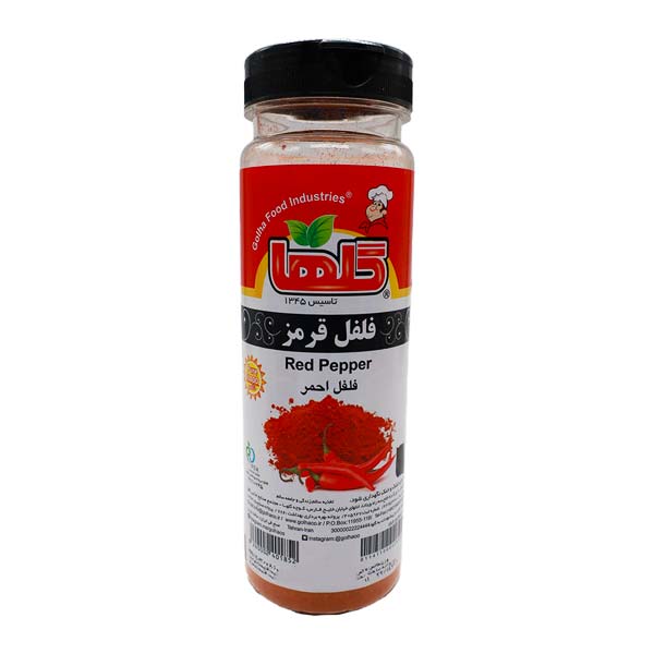 پودر فلفل قرمز قوطی 400 گرمی گلها