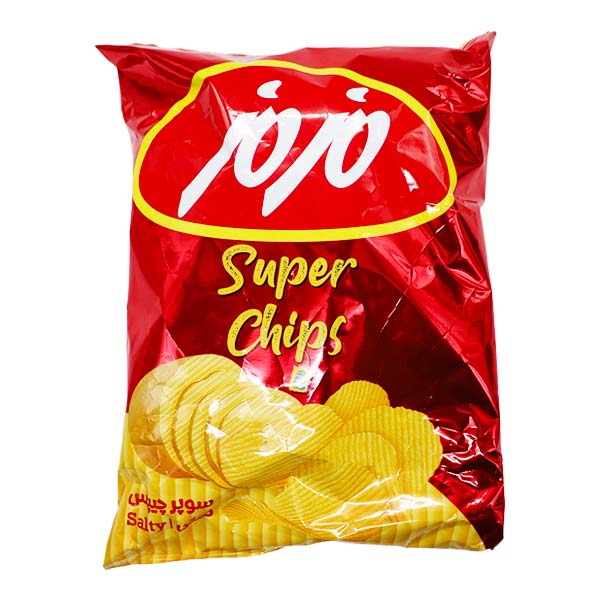 سوپر چیپس نمکی خانواده مزمز 245 گرمی