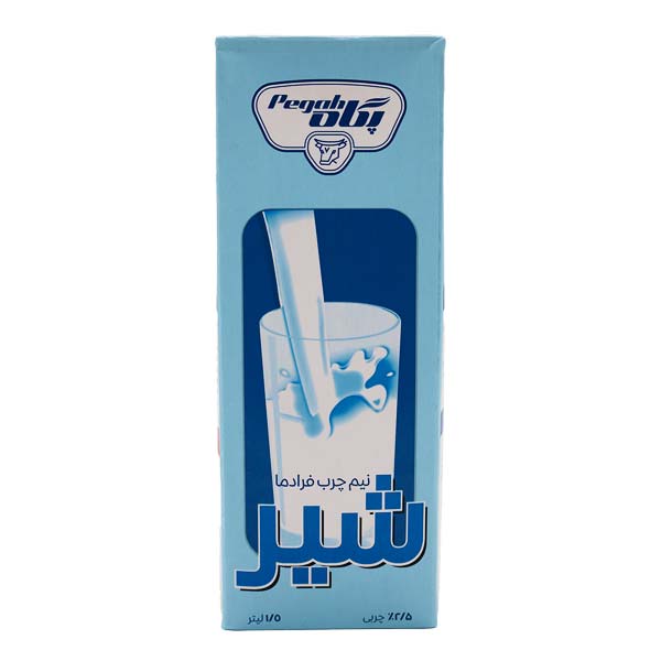 شیر استریل پاکتی 1/5 لیتری پگاه