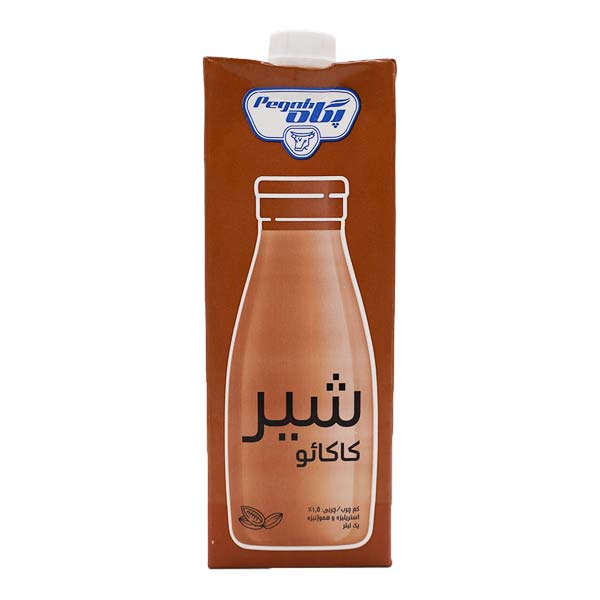 شیر کاکائو استریل پاکت 1 لیتری پگاه