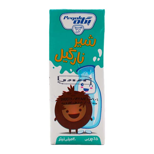 شیرنارگیل استریل پاکتی تتراپک 200 سی سی پگاه